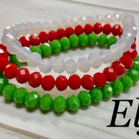 Crystal Bead Bracelet Stack-Elf