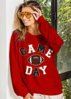 
              Game Day Letter Patches Sweatshirt
            
