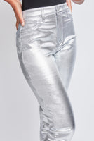 
              YMI High Rise Metallic Skinny Jeans-Silver
            