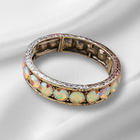 
              AB Stretch Stone Bangle
            