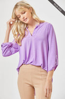 
              Lizzy Lavender Tunic Top
            