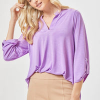 Lizzy Lavender Tunic Top