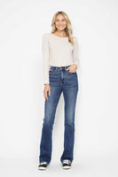 
              Judy Blue Tummy Control Embroidered Bootcut Jeans
            