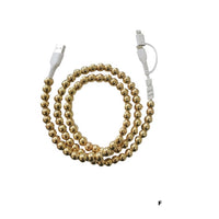 
              TIK TOK BEADED DUAL USB FAST CHARGING CABLE
            