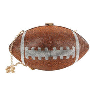 Game Day Football Shape Clutch