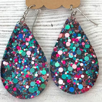 Glitter Confetti Acrylic Earrings