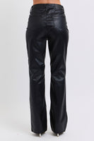 
              Judy Blue Faux Leather Jeans-Black
            