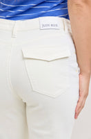 
              Judy Blue High Waist Aurora Weekender-White
            