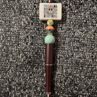 Smiley Face Teacher Bead Pen