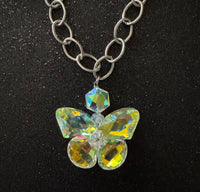 
              Iridescent Whisper AB Butterfly Necklace
            