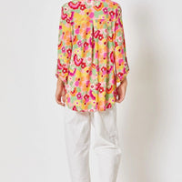 Lizzy Pink Multi Tunic Top