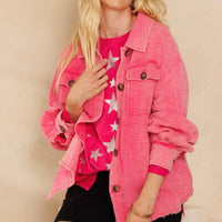 Foil Star Printed Sweater