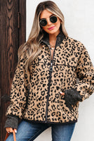 
              Cozy Fleece Leopard Print Jacket
            