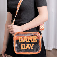 Zenana GAME DAY Stadium Approved Transparent Crossbody Bag