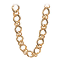 
              Gold Chunky Metal Chain Necklace
            