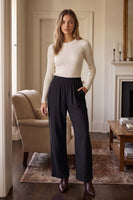 
              Live-In Gauze Pants-Black
            