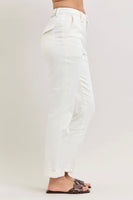 
              Judy Blue High Waist Aurora Weekender-White
            