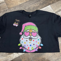 Pink Santa Tee