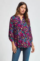 
              SALE Lizzy Midnight Garden Tunic Top
            