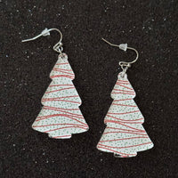 Christmas Snack Cake Acrylic Earrings