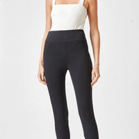 Magic High Waisted Skinny Capri-Black