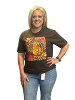 
              Colorful Harvest Pumpkin Tee
            