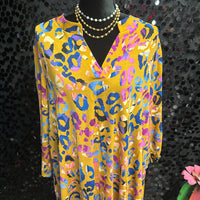 Lizzy Marigold Leopard Tunic Top