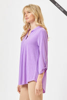 
              Lizzy Lavender Tunic Top
            