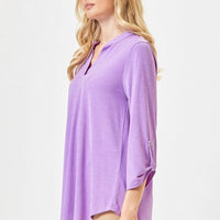 Lizzy Lavender Tunic Top