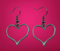 
              Hollow Heart Dangle Earrings Approximately
            