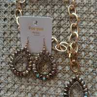 Black Diamond Crystal Earrings or Necklace