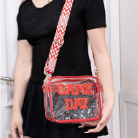 Zenana GAME DAY Stadium Approved Transparent Crossbody Bag