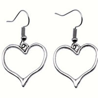 Hollow Heart Dangle Earrings Approximately