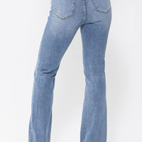 JUDY BLUE HIGH WAIST DOUBLE BUTTON BOOTCUT