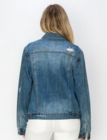 
              Risen Relaxed Fit Vintage Denim Jacket-Plus
            