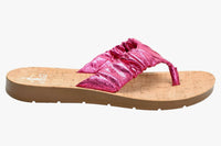 
              Corky’s Cool Off Fuchsia Crinkle Sandals
            