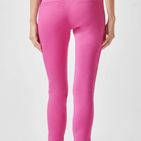 Magic High Waisted Skinny Capri-Hot Pink