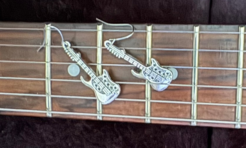 Rockin’ It Guitar Earrings