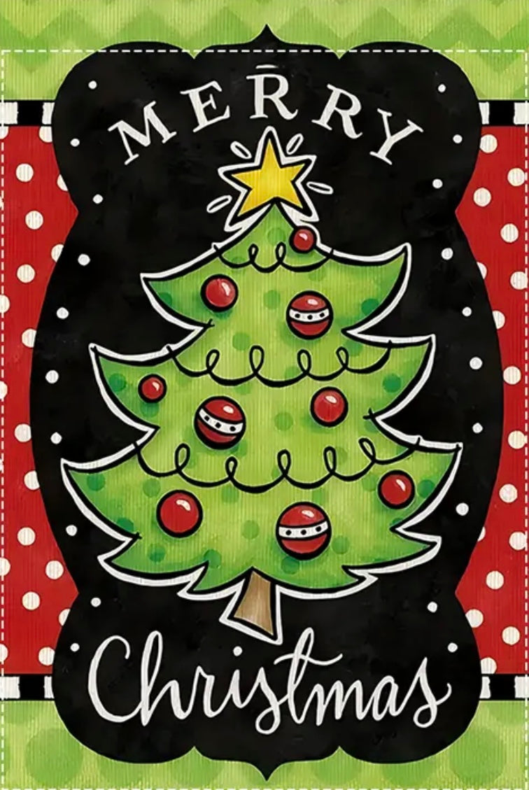 Merry Christmas Garden Flag