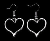 
              Hollow Heart Dangle Earrings Approximately
            