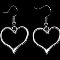 Hollow Heart Dangle Earrings Approximately