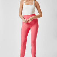 Magic High Waisted Skinny Capri-Strawberry