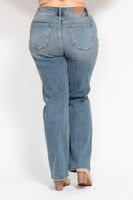 
              Judy Blue High Waist Dad Straight Jeans
            