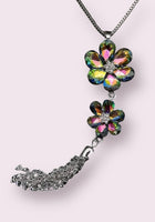 
              Flower Power Rhinestone Necklace-Multi AB
            