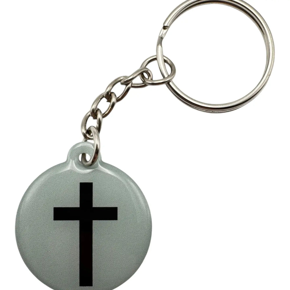 Tap To Pray™-Prayer Tag Keychains-Crystal Cross