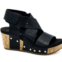 Corky’s Black Guilty Pleasure Wedge