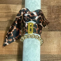 Initial Scarf Bracelet