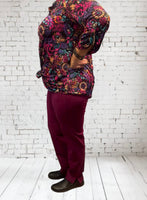 
              $10! Magic High Waisted Skinny Pants-Merlot
            