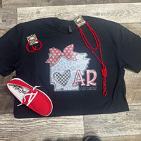 Put a Bow on It AR State Tee