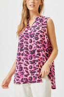 
              Lizzy Pink Leopard Tank Top
            